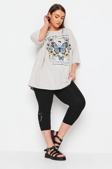 Lace cropped leggings clearance