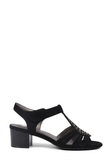 Buy Pavers Black Pavers Cream Heeled Smart Sandals from Next Saudi Arabia