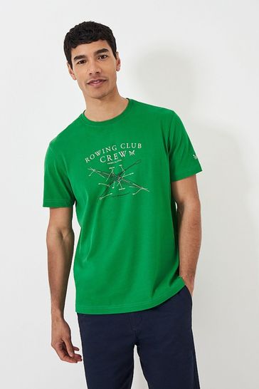 Buy Crew Clothing 100 Cotton Printed Rowing Club T Shirt from Next Turkey
