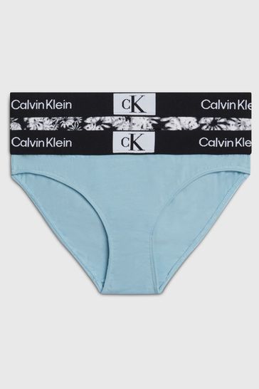 Calvin Klein Blue Underwear Bikini Briefs 2 Pack