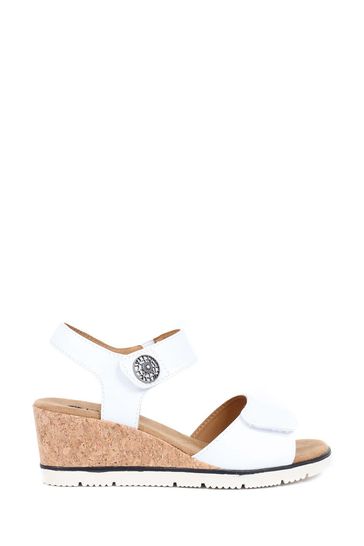Pavers navy wedge sandals new arrivals