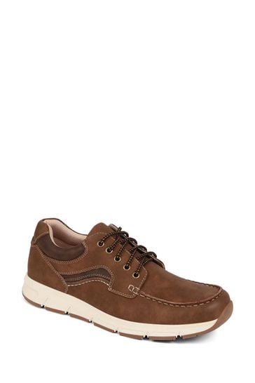 Buy Pavers Brown Pavers Casual Leather Brown Shoes from Next Bahrain