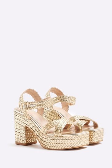 River island platform sandals shop