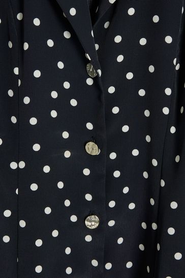 Polka dot blazer river island top