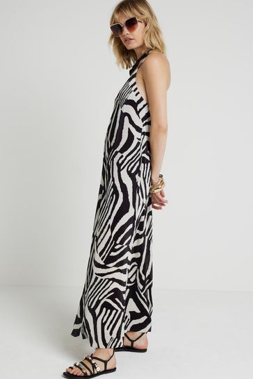 River island animal print maxi dress deals