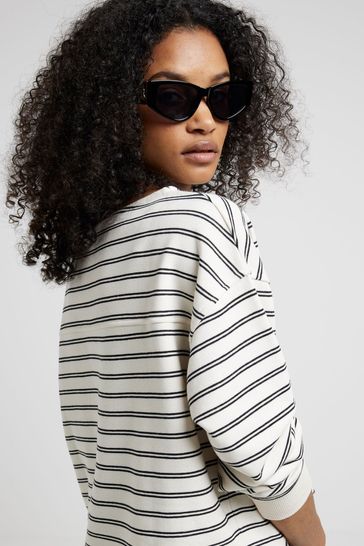 River island white sweatshirt hot sale