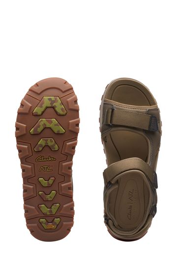 Clarks green sandals cheap