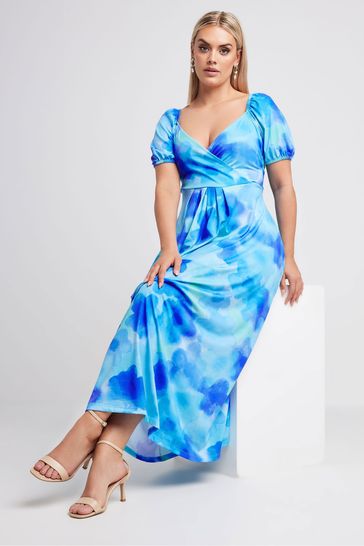 Next blue wrap dress outlet