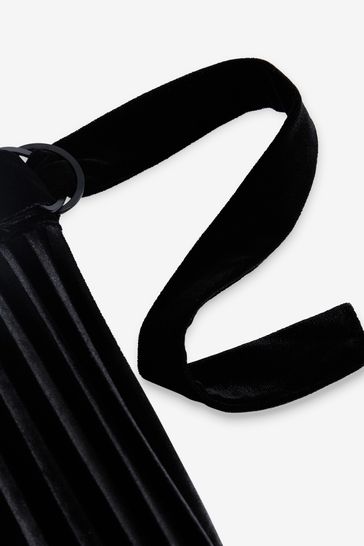 Buy Black Velvet Mini Kilt Skirt from Next Turkey