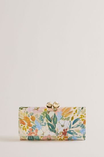 Ted Baker Cream Meadela Painted Meadow Bobble Purse