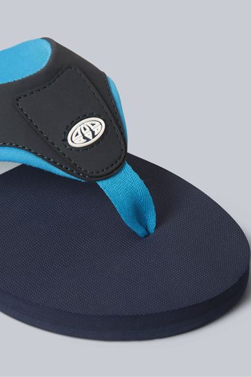 Buy Animal Light Blue Mens Jekyl Flip Flops from Next Spain