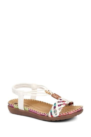 Colorful strappy sandals clearance