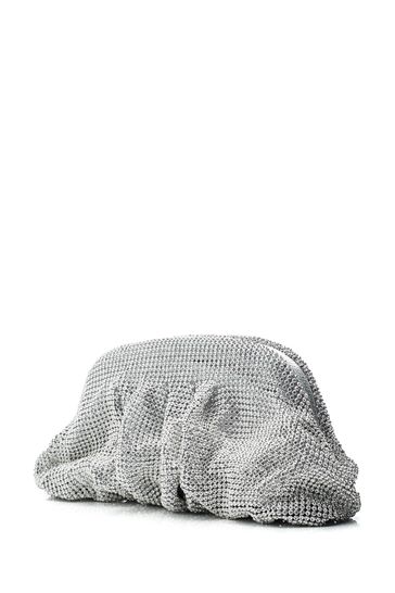 Moda in pelle silver bag on sale