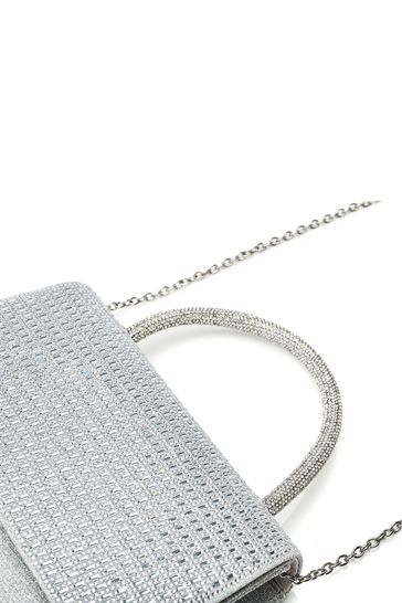 Moda in pelle silver bag on sale