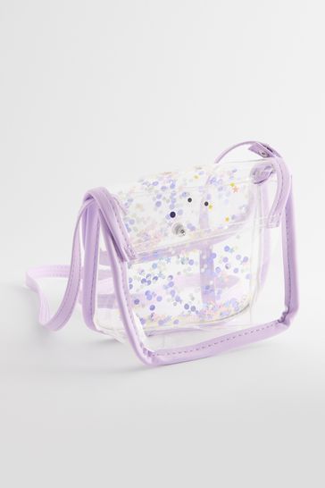 Buy Shaker Sequin Transparent Cross Body Bag from the Laura Ashley online shop