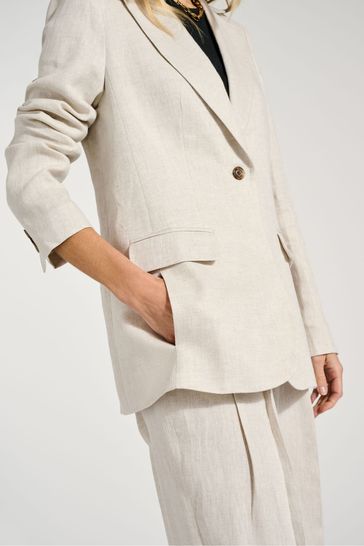 Next cream blazer cheap
