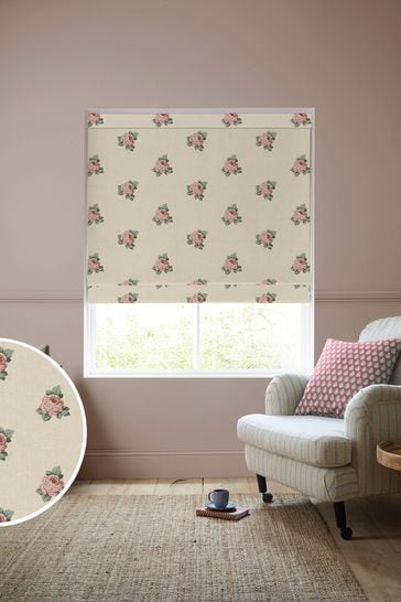 Emily Bond Rouge Red Emily Rose Made to Measure Roman Blind