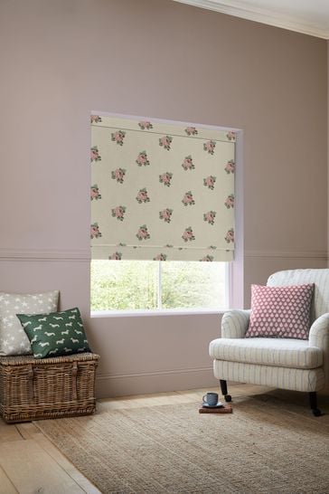 Emily Bond Rouge Red Emily Rose Made to Measure Roman Blind