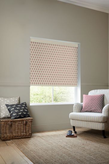 Emily Bond Swiss Red Hawthorn Made to Measure Roller Blind