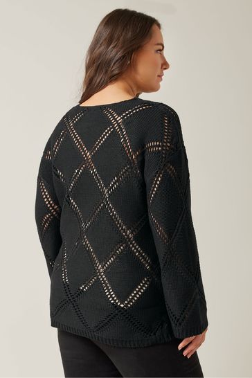 Next black jumper hotsell