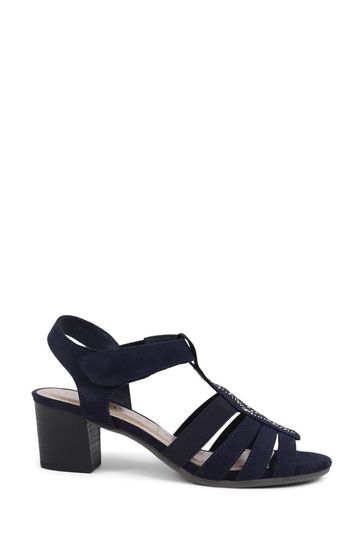 Pavers navy sandals hotsell