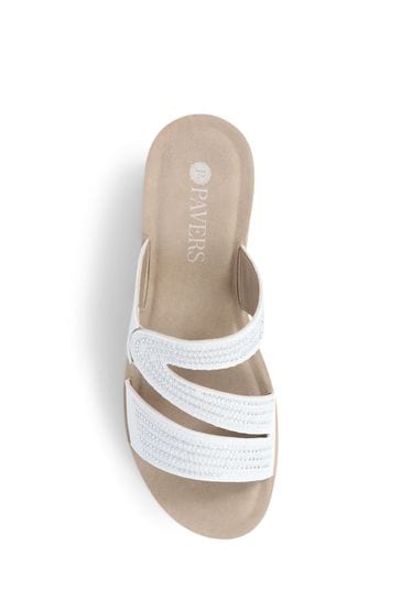 Pavers wedge mules deals