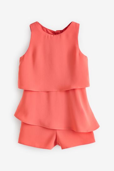 River island tiered frill playsuit discount
