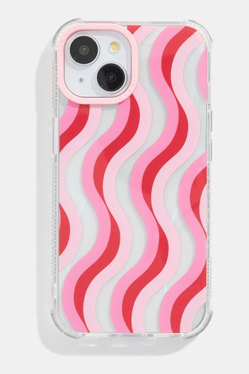 Skinnydip Pink and Red Wave London x Disney 15 Pro Case