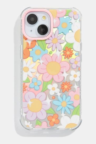 Skinnydip Retro Holo Flower London 14 Case