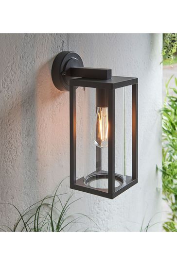 Gallery Home Black Hamilton Outdoor Wall Light