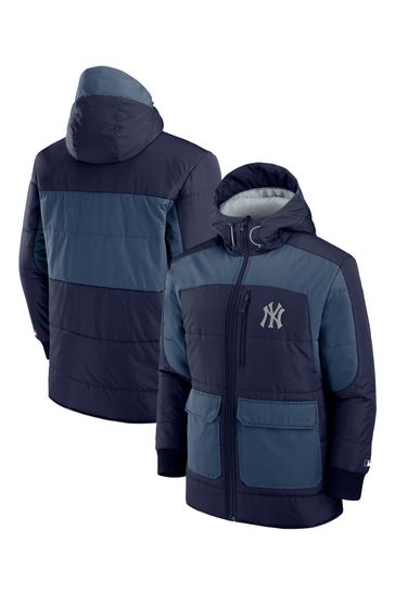 Fanatics Blue New York Yankees Fantech Padded Jacket