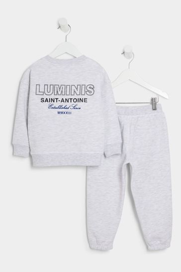 River island grey tracksuit on sale