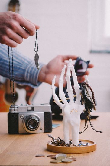 Skeleton hand jewellery tidy clearance