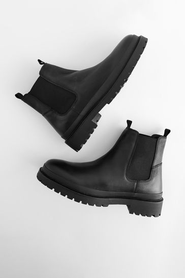 Black cleated boots new arrivals