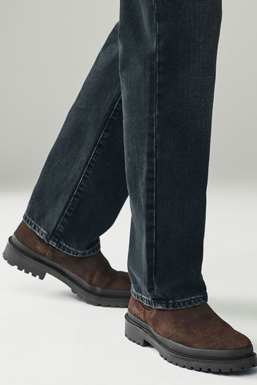Buy Brown Cleated Chelsea Boots from Next Bahrain