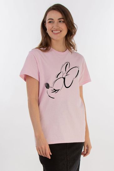Pink minnie mouse shirt womens shop
