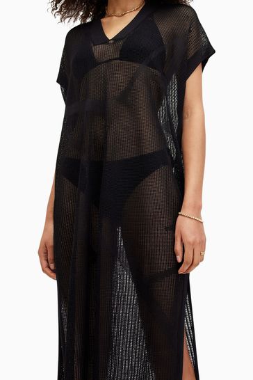 Black mesh star dress shop