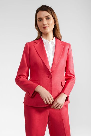 Buy Hobbs Pink Petite Mirabel Jacket from Next Bahrain