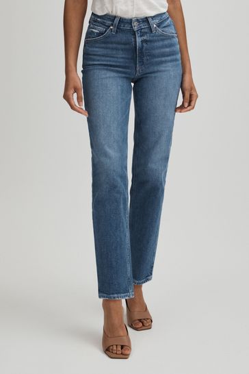 Buy Paige Straight Leg Cropped Jeans from Next Bahrain
