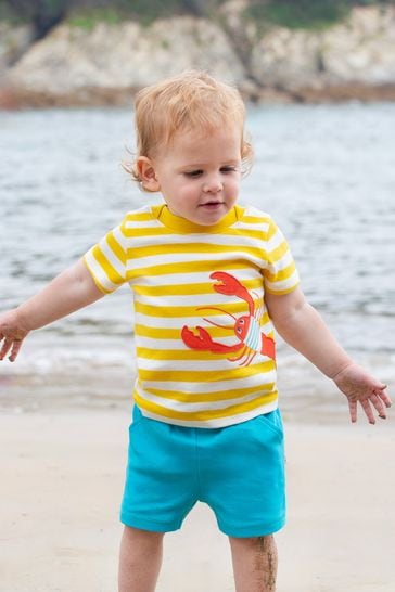 Yellow striped top outlet