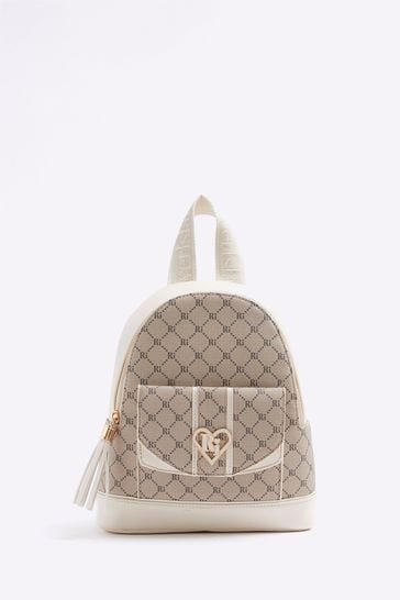 Buy River Island Brown Girls Backpack from Next Bahrain