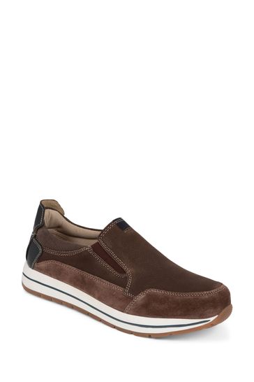 Buy Pavers Brown Pavers Slip On Trainers from Next Bahrain