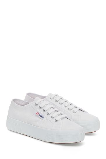 Buy Superga 2740 Platform White Trainers from Next Kuwait