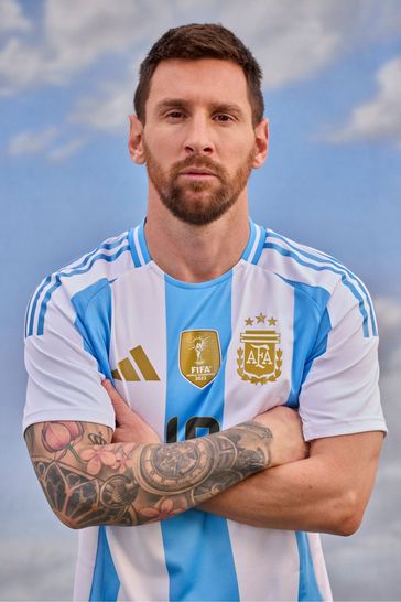 Buy adidas White Argentina Home Shirt 2024 Messi from Next Greece