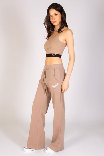 Wide leg joggers top