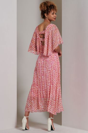 Jolie moi pleated maxi skirt cheap
