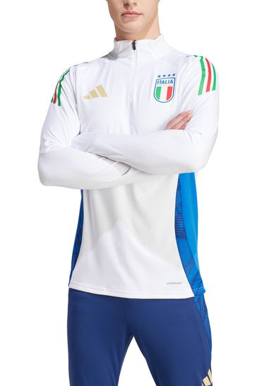 adidas White Italy Training Top