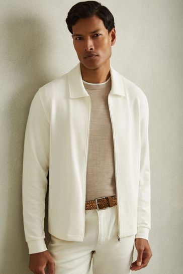 Reiss white jacket top