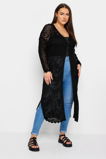 Maxi crochet cardigan new arrivals