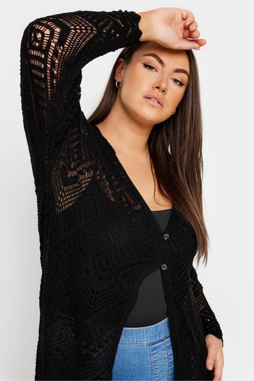 Maxi crochet cardigan new arrivals